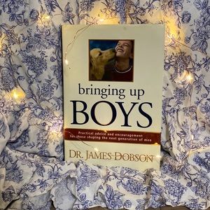 Bringing Up Boys by Dr. James Dobson (sleeve included. Lights not included)